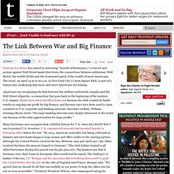 The Link Between War and Big Finance