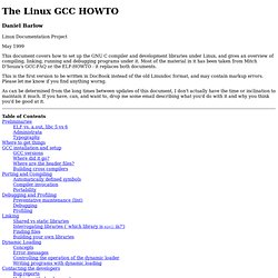 The Linux GCC HOWTO