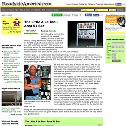 The Little A Le Inn - Area 51 Bar, Rachel, Nevada