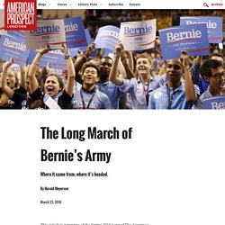 The Long March of Bernie’s Army