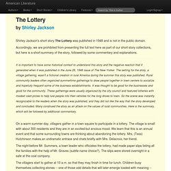 The Lottery