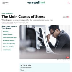 The Main Causes of Stress