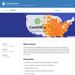The Map Academy › CartoDB.js