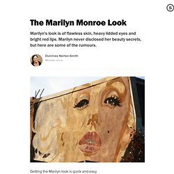 The Marilyn Monroe Look: How to Do Screen Siren Make-Up