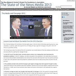 The Media and Campaign 2012