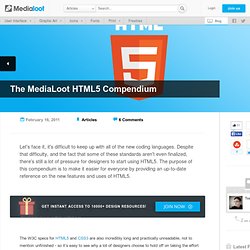 The MediaLoot HTML5 Compendium