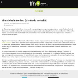 The Michelin Method [El método Michelin]