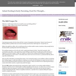 The Mild Tongue Tie