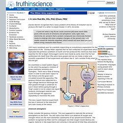 The Miller-Urey experiment