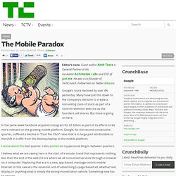 The Mobile Paradox