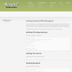 The Mongrel2 Web Server Project