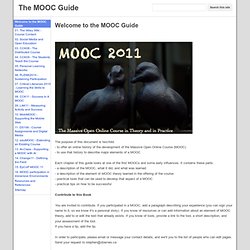 The MOOC Guide