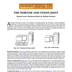 The Mortise and Tenon Joint