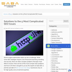 5 of the Most Complex SEO Problems & How to Fix Them