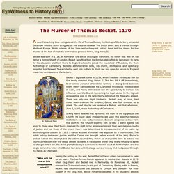The Murder of Thomas Becket, 1170
