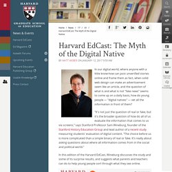 The Myth of the Digital Native