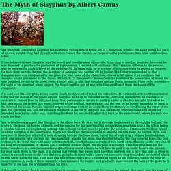 The Myth Of Sisyphus Summary