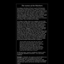 The names of the Watchers
