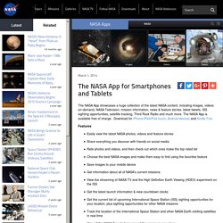 NASA app for iPhone