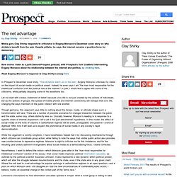 The net advantage – Prospect Magazine « Prospect Magazine