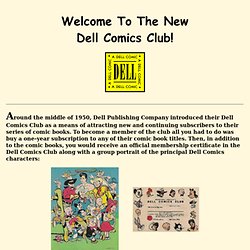 The New Dell Comics Club