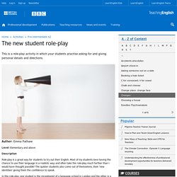 The new student role-play