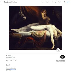 The Nightmare - Henry Fuseli — Google Arts & Culture