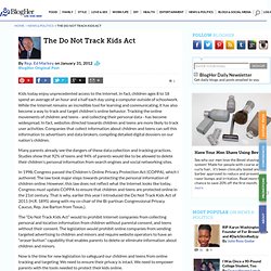 The Do Not Track Kids Act