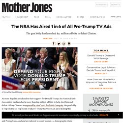 The NRA Has Aired 1 in 6 of All Pro-Trump TV Ads