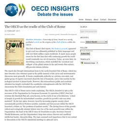 The OECD as the cradle of the Club of Rome