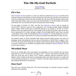 The Oh-My-God Particle