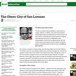The Olmec City of San Lorenzo