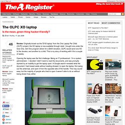 The OLPC XO laptop | Reg Hardware