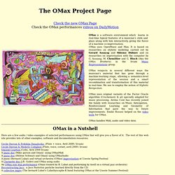 The OMax Project Page