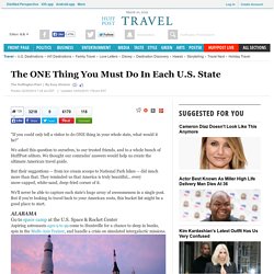 The ONE Thing You Must Do In Each U.S. State