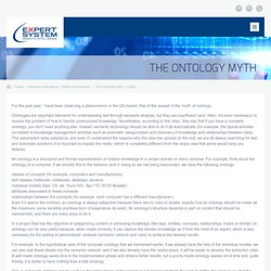 Cogito » Blog Archive » The Ontology Myth