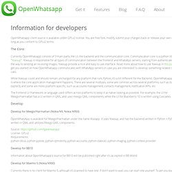 The Open WhatsApp project