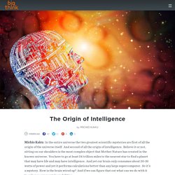 The Origin of Intelligence