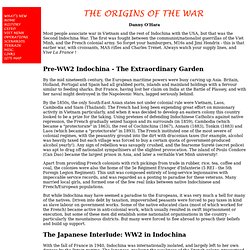 The Origins of the War in Indochina