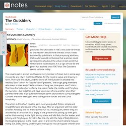 The Outsiders S. E. Hinton Study Guide, Lesson Plan & more
