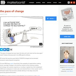 The Pace of Change cartoon