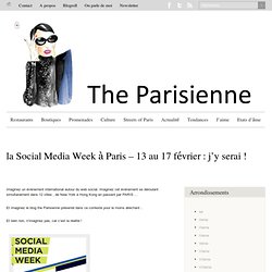 The parisienne à la Social Media Week