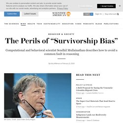 The Perils of "Survivorship Bias"