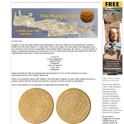 The Phaistos Disk: Viewzone