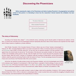 Les Phéniciens - A la découverte des Phéniciens