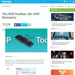 The PHP Toolbox: 20+ PHP Resources