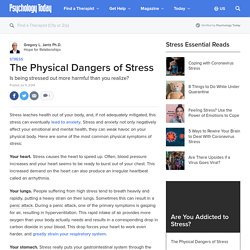 Physical Dangers of Stress