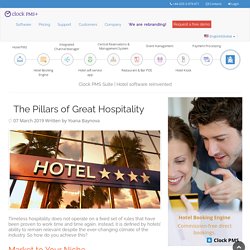 The Pillars of Great Hospitality