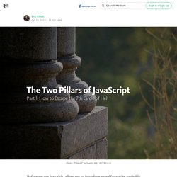 The Two Pillars of JavaScript — JavaScript Scene