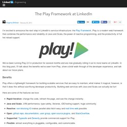 The Play Framework at LinkedIn